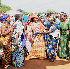 SRSG on sexual violence in armed conflict Zeinab Hawa Bangura bids farewell to the women in Bria, CAR